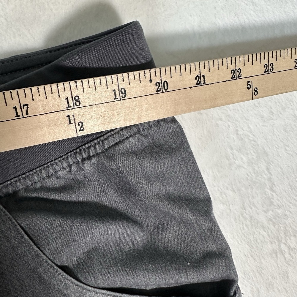 FIGS Kade Cargo Scrub Pants Heather Graphite Gray Teal Drawstring XXL/T - Picture 10 of 13